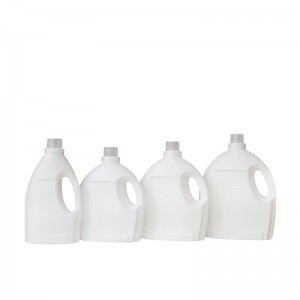 Laundry detergent bottle sample