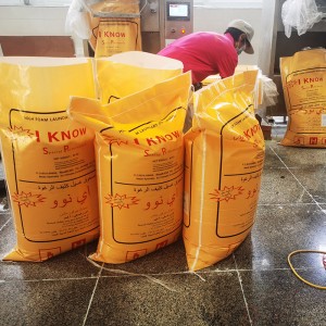 Saabuunta Bulk oo Tayo Wanaagsan Budo Dhaqaale oo jaban oo loogu talagalay dhaqida gacanta iyo budada mashiinka dhaqida 30kg ilaa Riyadh iyo Suuqa Dubai