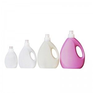 Laundry detergent bottle sample