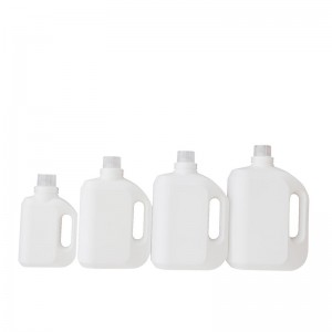 Laundry detergent bottle sample