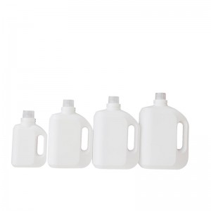 Laundry detergent bottle sample