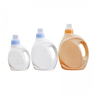 Laundry detergent bottle sample