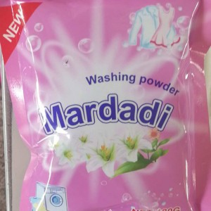 180g asul na kulay High foam malakas na pabango murang washing powder magandang Factory supplier sa Shandong China nagbebenta sa Africa market