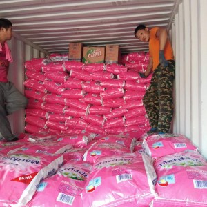 180g blou kleur Hoë skuim sterk parfuum goedkoop waspoeier goeie Fabriek verskaffer in Shandong China verkoop aan Afrika mark