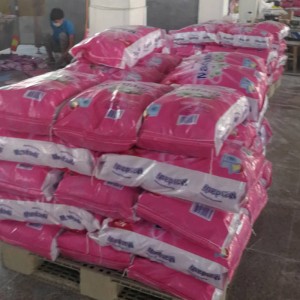 180g asul na kulay High foam malakas na pabango murang washing powder magandang Factory supplier sa Shandong China nagbebenta sa Africa market