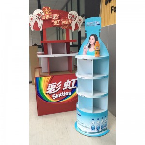 Good quality Crystal Clear  Laundry washing powder display rack with good quality for 15-300g bag to  africa supermarket