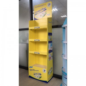 Hot sell Crystal Clear water display rack with good quality to africa supermarket