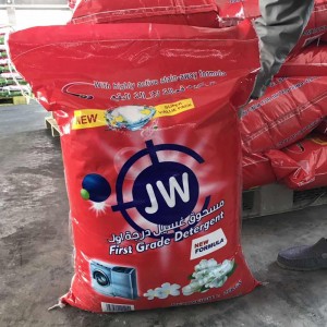 JW Brand High Quality High Foaming Lesiv Detèjan Savon Powder Cleaner pou vann Netwayaj Pwofon Netwayaj Natirèl Kay Netwayaj Sal lesiv nan mache Katar ak mache Mwayen Oryan