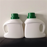 Laundry detergent bottle sample