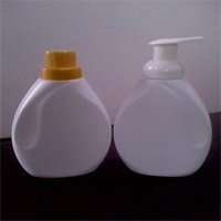 Laundry detergent bottle sample