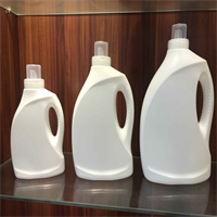 Laundry detergent bottle sample