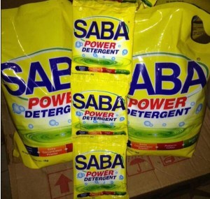 Africa Oem SABA High Foam Washing Powder Good Quality Laundry Detergent Effect Washing Machine Powder Wholesale Detergent Powder