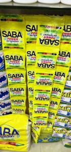 Africa Oem SABA High Foam Washing Powder Good Quality Laundry Detergent Effect Washing Machine Powder Wholesale Detergent Powder