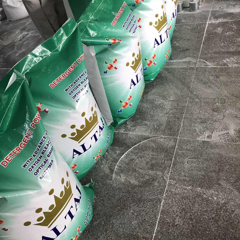 ALTAJ High quality effective bulk/25kg bag washing powder detergent soap powder suitable for hot and cold water to Dubai market.