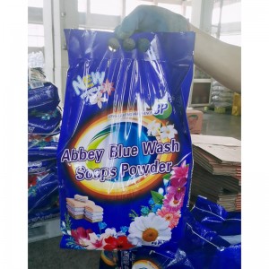 Abbey Blue Wash Eco Friendly Detergent Laundry Powder Hot Sale Factory Price Washing Detergent Soap Powder to Guyana market