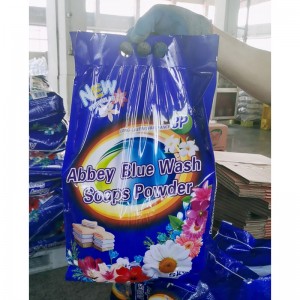 Abbey Blue Wash Eco Friendly Detergent Laundry Powder Hot Sale Factory Price Washing Detergent Soap Powder sa Guyana market