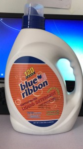 OEM/ODM Private label Blue Ribbon 1500ml blue concentrated laundry detergent liquid for washing clothes Household to America market