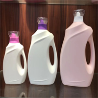 Laundry detergent bottle sample