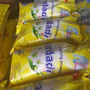 Mardadi brand Laundry Detergent 10KG Woven Bag Blue Color Lavender Perfume Washing Powder washing in cold water to Tanzania Market