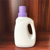 Laundry detergent bottle sample