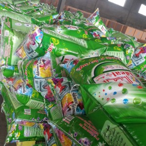 25kg Ideal Green bags bulk good perfume detergent washing powder laundry soap powder with best price to Sharjah market for Environment and health