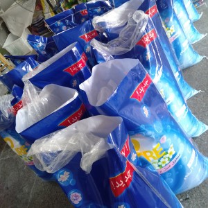 OEM brand PURE detergent factory wholesale 25kg Bulk laundry washing detergent powder remove stains very well used in cold and hot water to Oman market