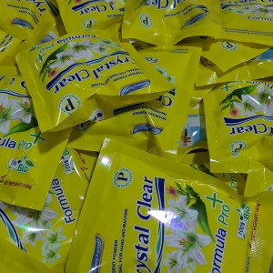 Magandang kalidad ng brand name na Crystal Clear Factory OEM Washing Powder Detergent Washing Powder Laundry Detergent na may pinakamagandang presyo sa Sierra Leone